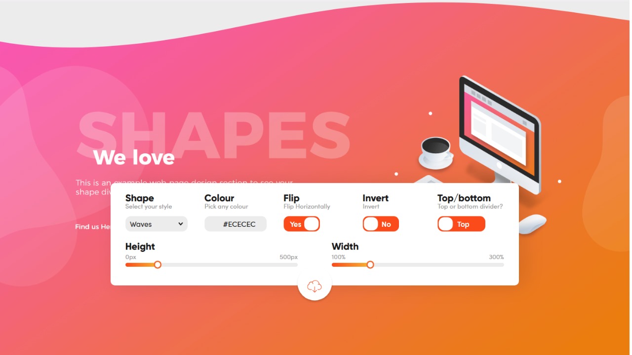 How to Add Beautiful Curve Section Graphics to Your Website Using ShapeDivider.app